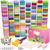 254 Pcs Air Dry Clay 160 Colors Modeling Model Magic Clay for DIY Molding Starter Kit with Sculpting Tools,Ultra Light Soft Non-Toxic Arts & Crafts Gift for Boys Girls Birthday Party Favors. view 1