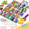 254 Pcs Air Dry Clay 160 Colors Modeling Model Magic Clay for DIY Molding Starter Kit with Sculpting Tools,Ultra Light Soft Non-Toxic Arts & Crafts Gift for Boys Girls Birthday Party Favors. view 2