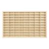 1 Pcs Wooden Wall Mount Display Case for Model Car Organize,Car Display Shelf Storage Organizer Case for Toy Collectibles,1/64 Scale Toy Cars Storage (60 Spaces) view 1