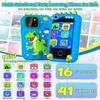 BESTOONE Kids Smartphone Toy for 3-8 Year Old Girls & Boys - No Internet/Calls, HD Camera, MP3 Player, Learning Games | Christmas Birthday Gift for Toddlers (Blue) view 3