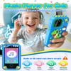 BESTOONE Kids Smartphone Toy for 3-8 Year Old Girls & Boys - No Internet/Calls, HD Camera, MP3 Player, Learning Games | Christmas Birthday Gift for Toddlers (Blue) view 4