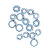 Compatible with Tamiya for TT02 TT02D 1/10 RC Car Upgrades Parts Accessories 16PCS Rubber Sealed Ball Bearing Kit RC Car Parts view 3
