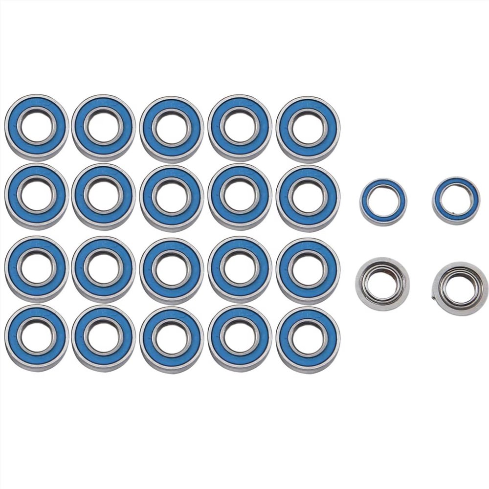 Compatible with Tamiya MF-01X RC Car Upgrade Parts Modification Spare Replacement Accessories 24Pcs Sealed Bearing Kit RC Car Parts