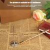 1:6 Scale Miniature Gold Flute, Exquisitely Crafted Copper Musical Instrument Model for Dollhouse Decor, Lightweight and Portable view 4