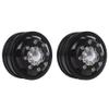 2PCS CNC Metal Front/Rear RC Car Wheel Rim for 1/14 RC Crawler Car Tamiya Tractor Trucks Hub Parts(2PCS Front T05) view 1