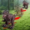 BLmukce 3-Pack Electronic Walking Dinosaur Toys for Toddlers 2-4, Moving Dinosaurs Toys with Lights, Roaring Sounds, T-Rex, Brachiosaurus & Stegosaurus, Xmas Birthday Gift for 2 3 4 5 6 Years Old Boys view 4