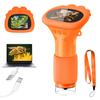 Acoath Microscope for Kids, 1000X Handheld Digital Miniscope with 2.0" Screen, Portable Pocket Microscope Education Toys Christmas Gifts for Age 3 4 5 6 7 8 9 10 Girls Boys view 1