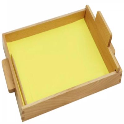 LLTCMAOYI Montessori Sand Table Writing Practice Teaching AIDS, Wooden Language Teaching AIDS