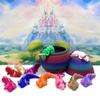 12pcs Baby Axolotl with Egg, 3D Printed Articulated Colorful Fidget Baby Axolotl, Tiny Animal Figures BA001-SET-RBW2 view 3