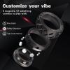 Adjustable Magnetic Fidget Spinner Ring - Premium Stainless Steel Stress Relief Toy for Adults & Teens, ADHD Anxiety Relief, Perfect for Office Work Study Travel, Unique Gift & Stocking Stuffer view 2