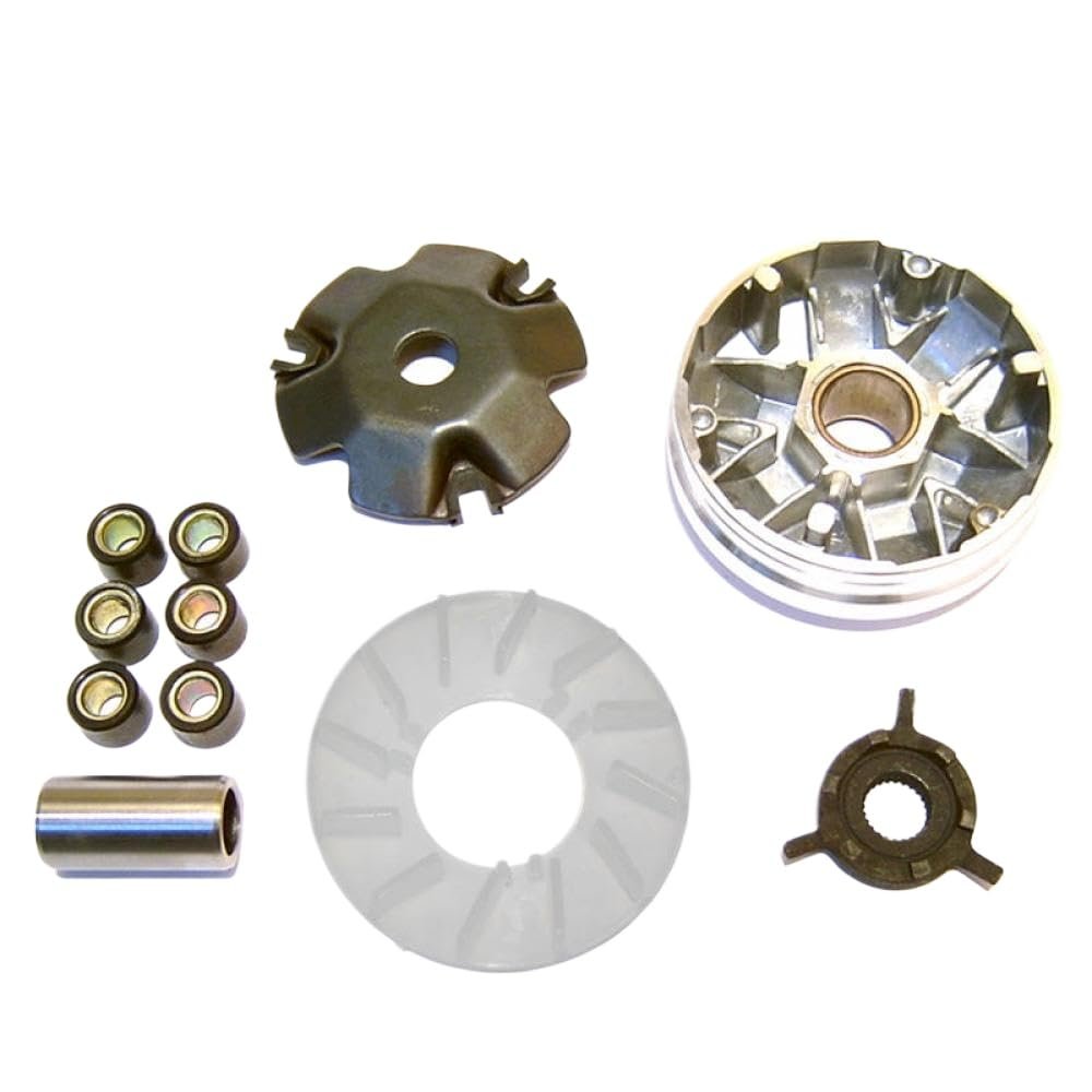 Compatible Variator Compatible with 49cc 50cc GY6 Scooter Moped Front Clutch Drive Pulley with Roller Weights Fits 139QMB 139QMA Engines