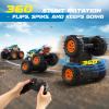 2-in-1 Remote Control Car with Transform Launcher Track  1:16 RC Monster Truck Toys 2.4GHz, Self-Standing 360 Flips Towing Mini Cars & Electric Scoring Gate Truck Gift for Kids Boys Girls Age 4-12 view 3