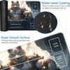 for MTG/TCG Playmat with Zones, 24 x 14 inches Trading Card Playmat with Waterproof Storage Bag and 6 Dice, Non-Slip Rubber Base Card Game Battles, Wolf Warrior Pattern for PTCG Play Mat view 3