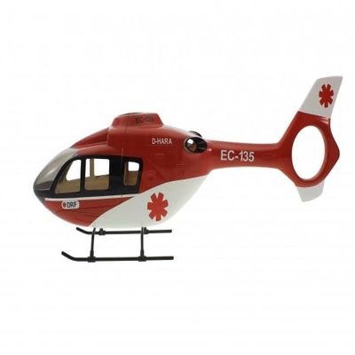 450 EC-135 DRF RC Helicopter 450 Size Pre-Painted Fuselage Red Painting Kit