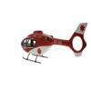 450 EC-135 DRF RC Helicopter 450 Size Pre-Painted Fuselage Red Painting Kit view 4