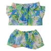 niannyyhouse 10cm-15cm Plush Doll Clothes Shirt Pants Swimsuit Set Compatible with 17cm Labubu Doll (Green) view 1