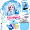 Play Purse for Little Girls, Toddler Kids Toy Purse with Accessories, Pretend Play Makeup Set, Crossbody Bag, Wallet, Fake Keys, Birthday Christmas Princess Gifts Toys for Girls Ages 3 4 5 6 Year Old view 1
