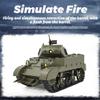 GoAssemb RC 2079 U.S. M8 Self-Propelled Howitzer Simulation Tank, 1/16 Scale 2.4G Military Off-Road Vehicle Model with Sound and Lights, Dual-Speed Modes, Gifts for Military Car Enthusiasts (RTR) view 4