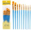 10 Pieces of Brush Set Suitable for Children's Oil and Watercolor Acrylic Brushes(Gray) view 1