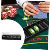 BESPORTBLE Acrylic Poker Chip Box Lid 100 Capacity Poker Chip Holder Storage Case for Home Games Parties and Tournaments view 4