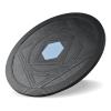 15-inch balance board, sports balance stability training device, portable balance board with rubber support feet, suitable for core training, physical therapy, and fitness. (Blue) view 1