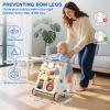 Detachable Baby Walker for Toddlers 1 Year Old Wooden Montessori Busy Board Adjustable Speed Push & Pull Walker Learning to Walk Activity Center Toy for Boys Girls 10 Months+ Baby Toys Birthday Gifts view 2