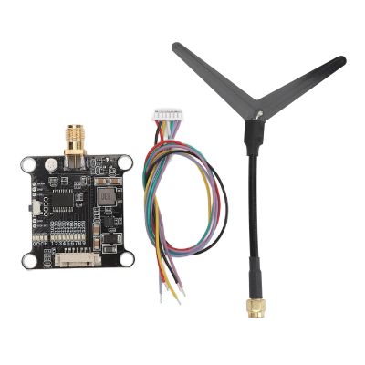 BONKZEBU 1.2G VTX, 1.6W Video Transmitter Module Stable Signal Transmission VTX Video Transmitter Switchable,for FPV Racing RC Drones DC7 36V