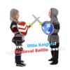June Garden Little Knights Sword and Shield Playset - Safe Plush Soft Pretend Play Weapons - Gifts for Kids - Blue view 4