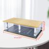 1:24 Parking Garage Model, Diecast Cars Storage Cases in Parking Lot Scene with LED Lighting, Garage Model 4 Parking Spaces (4 Parking Spaces) view 2