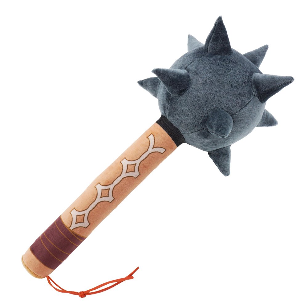 June Garden Medieval Knight Battle Mace - Safe Plush Soft Pretend Play Weapons - Gifts for Kids