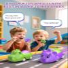 Inspireyes Dinosaur Walkie Talkies for Kids Rechargeable, Dino Toy Cars for Boys & Girls Ages 5-7, Crystal-Clear Audio, 48H Playtime, Fun Indoor & Backyard, 3 Year Old Boy Gift Birthday Xmas, 2 Pack view 2
