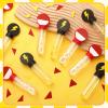 Civaner 24 Pieces Cartoon Animation Party Favors Monster Cartoon Bubble Wands Bulk Red and White Wand Bubbles Yellow Lightning Goodie Bag Stuffers for Birthday Party Supplies view 4