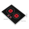 VOSAREA Kids Kitchen Appliance Toy Simulated Induction Cooker with Luminous Effects Toddler Pretend Play Kitchen Role-Playing Induction Cooker Toy view 2