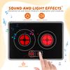 VOSAREA Kids Kitchen Appliance Toy Simulated Induction Cooker with Luminous Effects Toddler Pretend Play Kitchen Role-Playing Induction Cooker Toy view 4