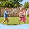 June Garden Little Knights Sword and Shield Playset - Safe Plush Soft Pretend Play Weapons - Gifts for Toddlers Kids - Red view 3