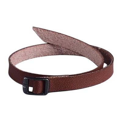 1/12 Scale PU Leather Belt Handmade Toy Miniature Model for 6" Doll Model, Brown