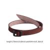 1/12 Scale PU Leather Belt Handmade Toy Miniature Model for 6" Doll Model, Brown view 2