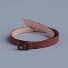 1/12 Scale PU Leather Belt Handmade Toy Miniature Model for 6" Doll Model, Brown view 4