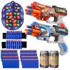 2 Pack Blaster Guns Boys Toy for 3+ Year Old Kids, 80 Soft Foam Darts Bullets, 4 Targets & 2 Wrist Strap, Gun Toys Gifts for Ages 8-12,Christmas Stocking Stuffers Party Supplies for Toddler view 1