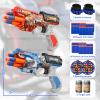 2 Pack Blaster Guns Boys Toy for 3+ Year Old Kids, 80 Soft Foam Darts Bullets, 4 Targets & 2 Wrist Strap, Gun Toys Gifts for Ages 8-12,Christmas Stocking Stuffers Party Supplies for Toddler view 2