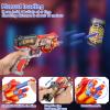 2 Pack Blaster Guns Boys Toy for 3+ Year Old Kids, 80 Soft Foam Darts Bullets, 4 Targets & 2 Wrist Strap, Gun Toys Gifts for Ages 8-12,Christmas Stocking Stuffers Party Supplies for Toddler view 3