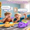 Inspireyes Dinosaur Walkie Talkies for Kids Rechargeable, Dino Toy Cars for Boys & Girls Ages 3-7, Crystal-Clear Audio, 48 Hours of Play, Fun Indoor & Backyard, Birthday Gift for Toddler, 2 Pack view 2