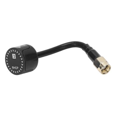 5.8GHz FPV Drone Antenna 2.5 Dbi High Strength Impact Resistance Remote Control Racing Quadcopter (Black)