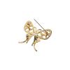 Corsage elegant simple butterfly pearl pin view 2