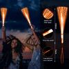 YOFOBU 72 Pack Orange Glow Fiber Optic Wands,LED Light Up Wands with 3 Flashing Models,Glow in the Dark Wands for Halloween,Christmas,Thanksgiving Birthday,Concert Club Party Favors view 2