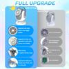 Big Bubble Machine - Automatic Bubbles Blower for Kids, Toddlers - 360 Oscillation & 75 Adjustment, Bubble Toys with LED Light - Gifts for Boys, Girls, Easter, Outdoor, Birthday, Party Use view 2