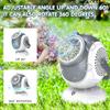 Big Bubble Machine - Automatic Bubbles Blower for Kids, Toddlers - 360 Oscillation & 75 Adjustment, Bubble Toys with LED Light - Gifts for Boys, Girls, Easter, Outdoor, Birthday, Party Use view 3