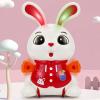 Alomejor Electric Dancing Toy, 360 Degree Rotating Dancing Bunny Pet Electronic Toy with Light and Music for Children view 3
