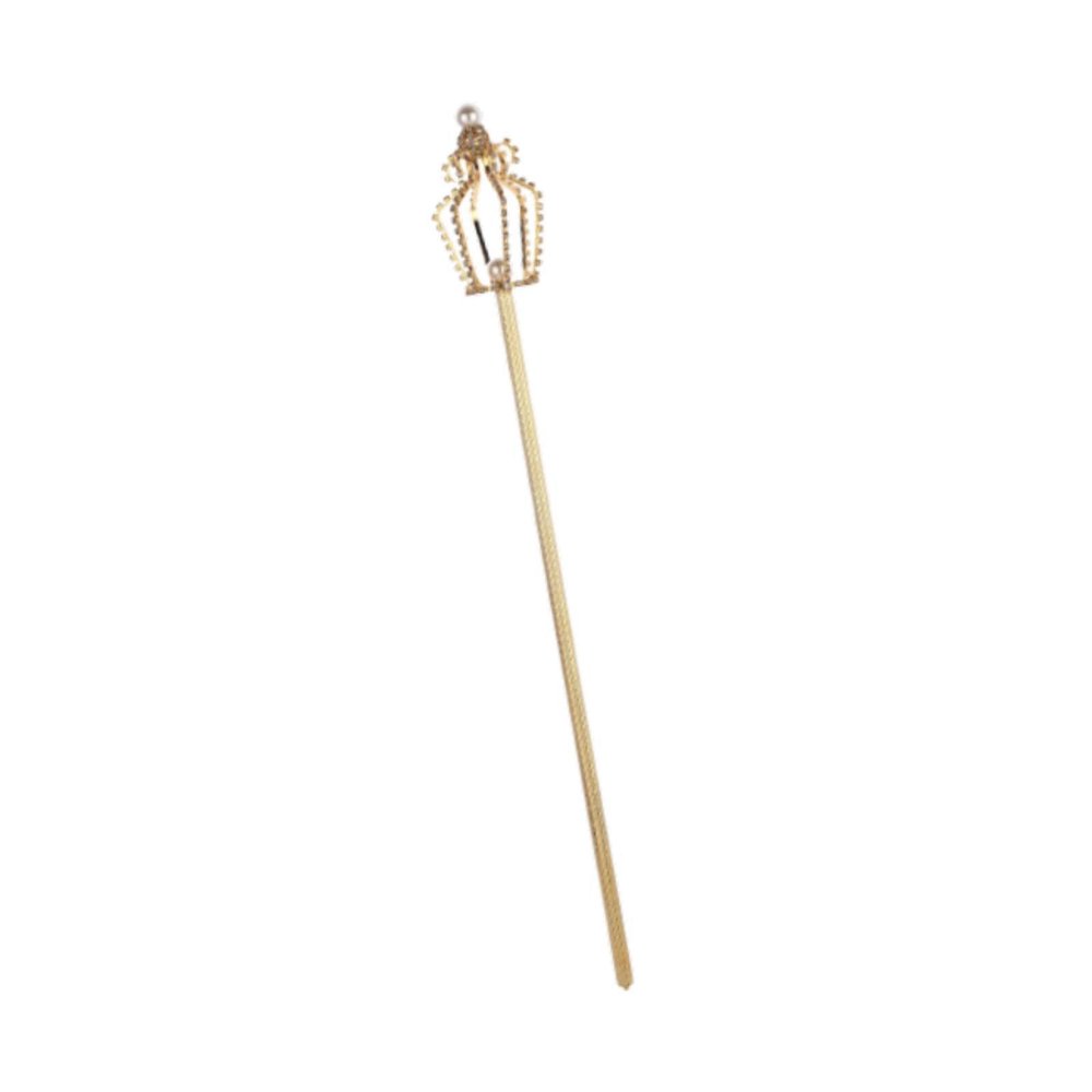 misppro Rhinestone Scepter Princess Queen Handheld Prop for Wedding Cosplay Beauty Pageant
