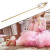 misppro Rhinestone Scepter Princess Queen Handheld Prop for Wedding Cosplay Beauty Pageant view 2